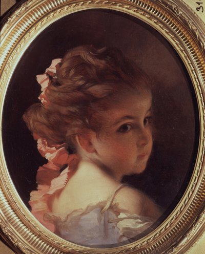 Cabeza de niña, 1850-1860 de Ivan Kosmich Makarov