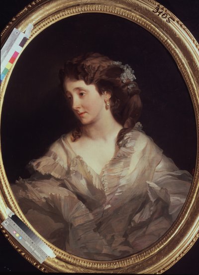 Retrato de Alexandra Chelischeva de Ivan Kosmich Makarov