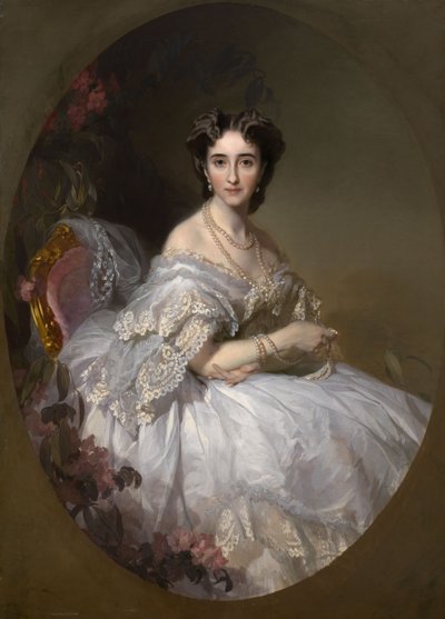 Retrato de Anastasia Ushakova, de soltera Koni 1824-1902 de Ivan Kosmich Makarov