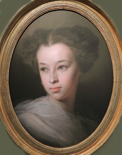 Retrato de Natalia Alexandrovna Pushkina, condesa de Merenberg 1836-1913, hija del poeta, 1849 de Ivan Kosmich Makarov