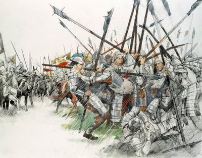 Batalla de Flodden Field de Ivan Lapper