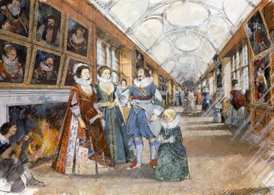 Kirby Hall, principios del siglo XVII, c1990-2010 de Ivan Lapper