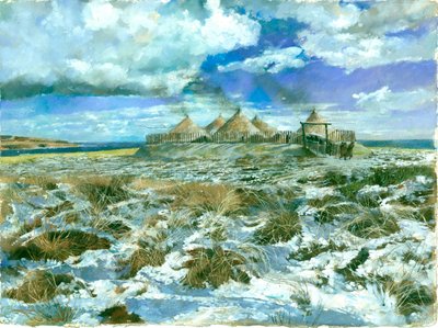 Asentamiento de la Edad de Hierro de Scarborough, siglo V a.C., c1990-2010 de Ivan Lapper