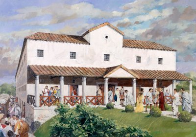 Sitio romano de Wall, Letocetum, siglo II, 1990-2010 de Ivan Lapper