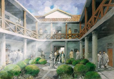 Sitio romano de Wall, Letocetum, siglo II, 1990-2010 de Ivan Lapper