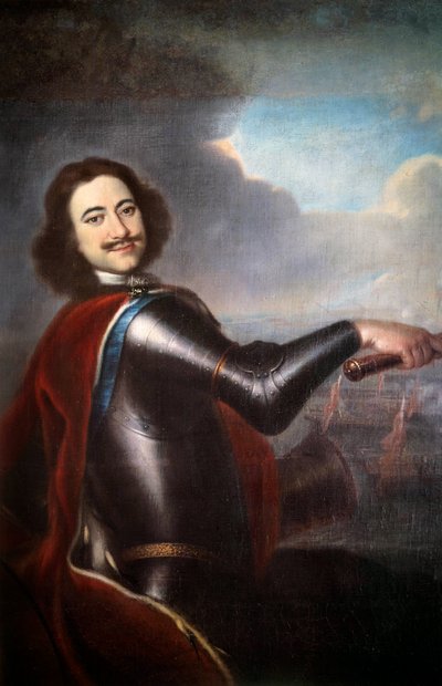Retrato de Pedro I el Grande (1672-1725) de Ivan Nikitich Nikitin