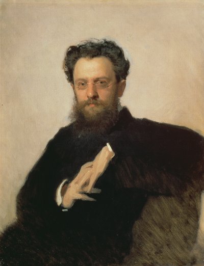 Retrato del profesor A. Prachov de Ivan Nikolaevich Kramskoy