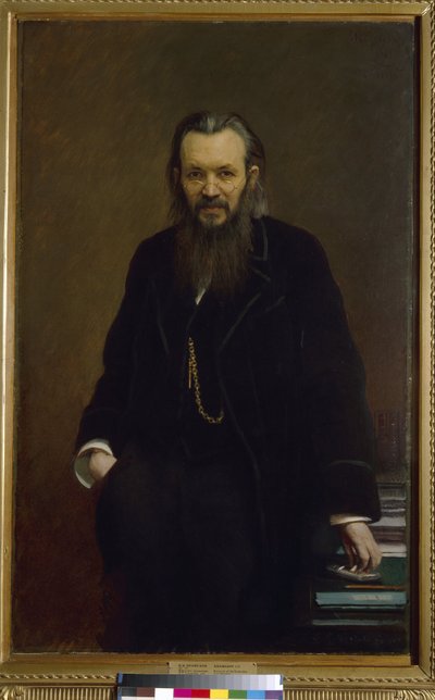 Retrato del editor y periodista Aleksei Suvorin (1834-1912). Pintura de Ivan Nikolayevich Kramskoi (1837-1887), óleo sobre lienzo de Ivan Nikolaevich Kramskoy