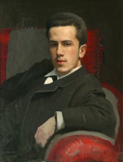 Retrato de Anatoly Kramskoy, el hijo del artista, 1882 de Ivan Nikolaevich Kramskoy