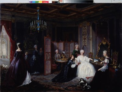 La emperatriz Catalina la Grande (Catalina II Romanov de Ivan Osipovich Miodushevsky
