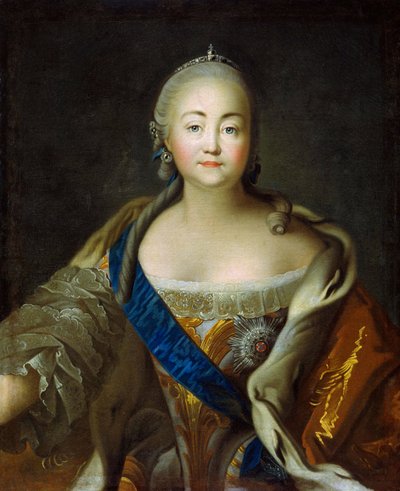 Retrato de la Emperatriz Isabel 1709-1762 de Ivan Petrovich Argunov