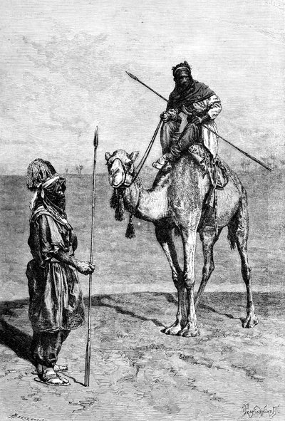 Tuaregs en un viaje, Norte de África, 1895 de Ivan Pranishnikoff