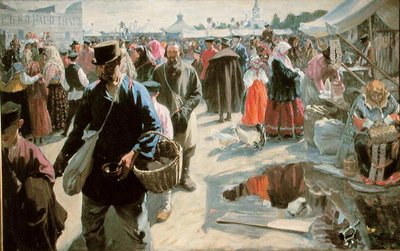 Una feria, 1910-12 de Ivan Semyonovich Kulikov