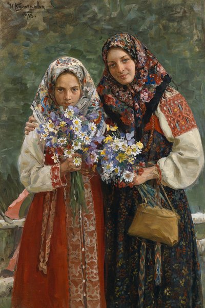 Flores del prado, 1913 de Ivan Semyonovich Kulikov