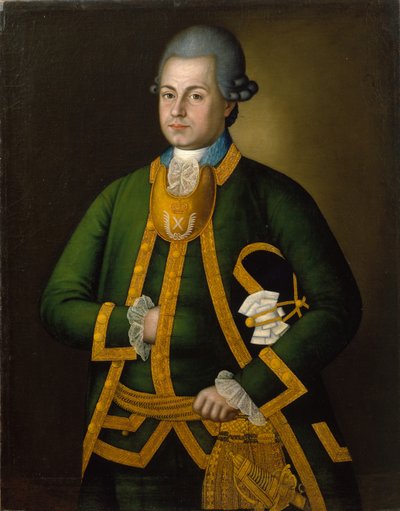 Retrato de Pyotr Ivanovich Nirotmortsev, 1774 de Ivan Vasilyev