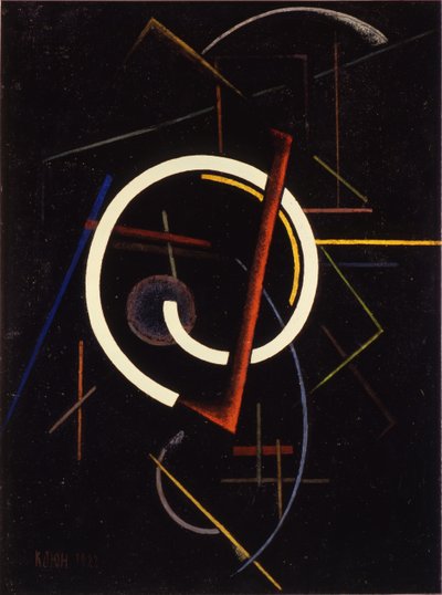 Estructura lineal, 1922 de Ivan Vassilyevich Klyun