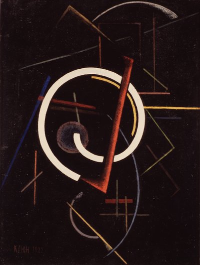 Estructura lineal, 1922 de Ivan Vassilyevich Klyun