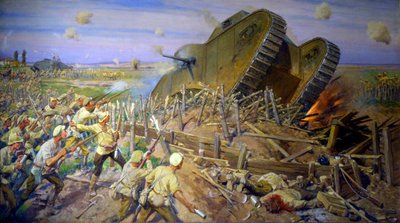 La captura de un tanque cerca de Kakhovka, 1927 de Ivan Vladimirov