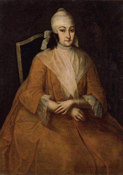 Retrato de Anna Leopoldovna, regente de Rusia 1718-1746, Entre 1740 y 1746 de Ivan Yakovlevich Vishnyakov
