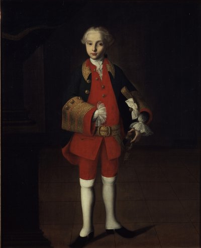 Retrato del Conde Wilhelm Georg von Fermor 1749-1828, c. 1750 de Ivan Yakovlevich Vishnyakov