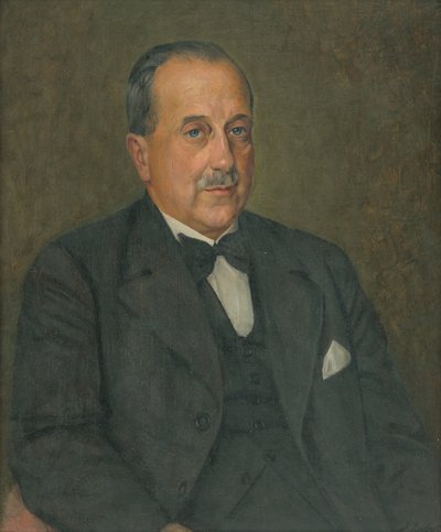 Retrato del Dr. Ľ. Medvecky de Ivan Zabota