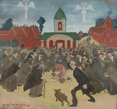 Una guerra santa de Ivar Axel Henrick Arosenius
