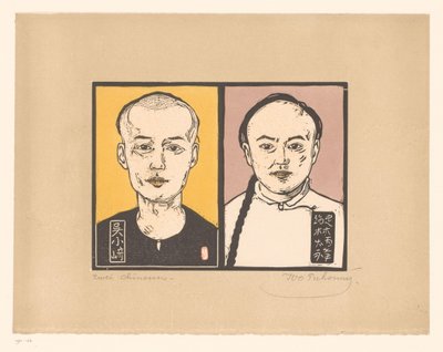Twee Chinese mannen
Zwei Chinesen (título en el objeto) de Ivo Puhonny (signed by artist)