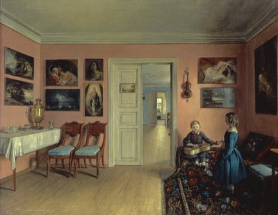 En la Habitación del Artista, 1855 de Iwan Chrutsky