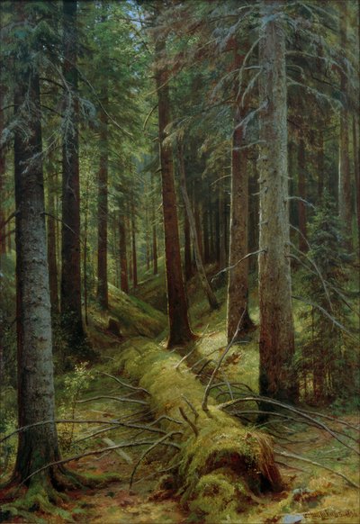 En el bosque ruso de Ivan Ivanovich Shishkin