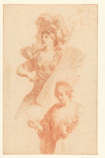 Fuerza (Fortitudo) y Asia de Izaak Jansz. de Wit