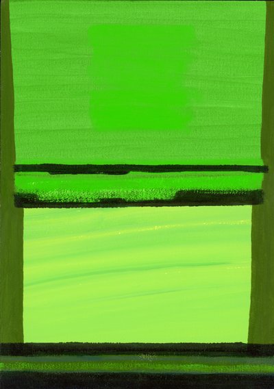 Serie de Kensington Gardens: Verde sobre verde de Izabella Godlewska de Aranda