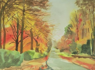 No.47 Otoño, Camino Beaufays, Lieja, Bélgica de Izabella Godlewska de Aranda