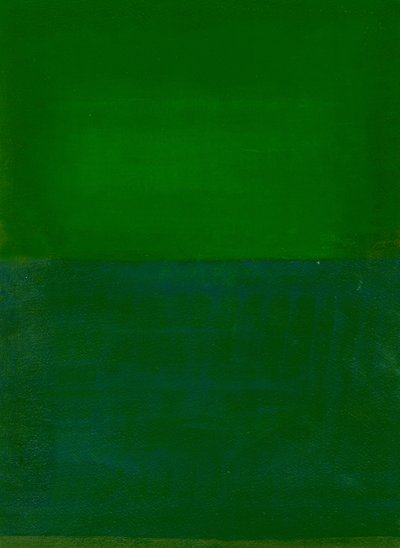 Espacio, tiempo, movimiento, verde, 2010 de Izabella Godlewska de Aranda