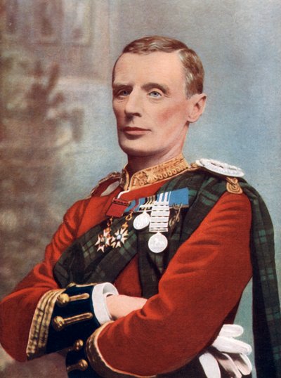 Mayor General AG Wauchope, Comandante de la Brigada de las Tierras Altas en Sudáfrica de JA Horsburgh