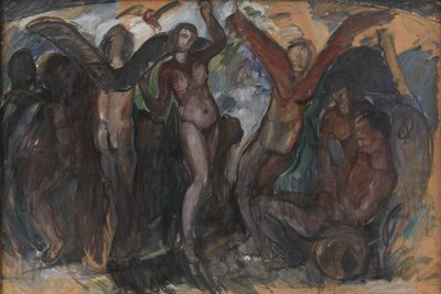Composición de figuras con bacantes de J.A. Jerichau