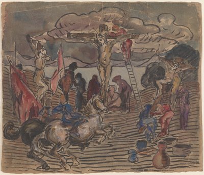 La crucifixión I de J.A. Jerichau