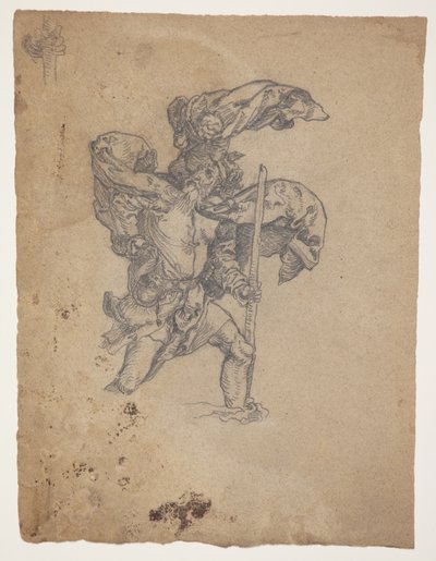 Estudio después de Durero: San Cristóbal I de J.A. Jerichau