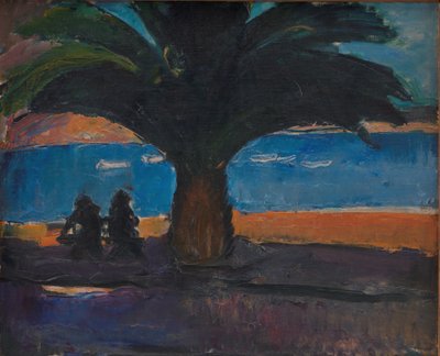 La palma gruesa. Vista desde Villefranche de J.A. Jerichau
