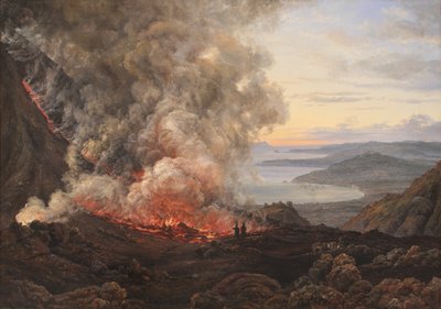 Erupción del volcán Vesubio de Johan Christian Dahl