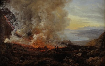 La erupción del Vesubio de Johan Christian Dahl