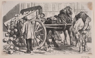 Carreta de trabajo en París de J.C. Nielsen