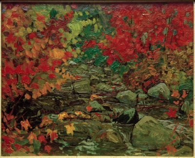 Hojas de otoño, Bosque de Batchewana de J.E.H. MacDonald