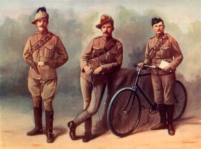 Tropa de Caballería Ligera Sudafricana, Tropa de Caballería de Brabant, Fusilero Voluntario del Duque de Edimburgo de JE Bruton