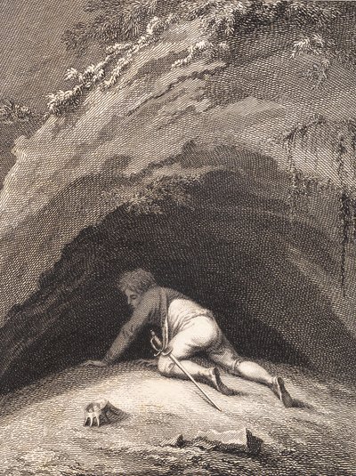 El derrotado Niels Klim se arrastra en la cueva de J.F. Clemens