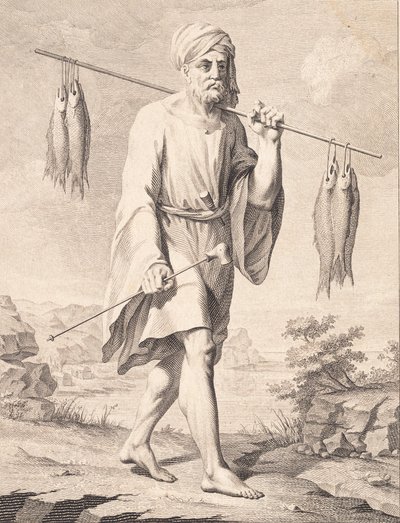 Un pescador árabe de J.F. Clemens