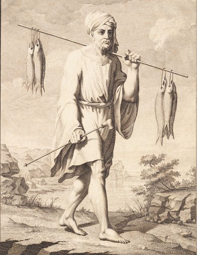 Un pescador árabe de J.F. Clemens