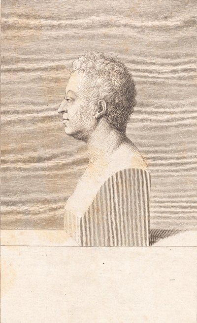 Busto de un hombre de J.F. Clemens