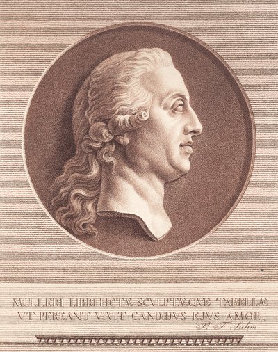 Fr. Adam Müller. Después del medallón de mármol de Wiedewelt de J.F. Clemens