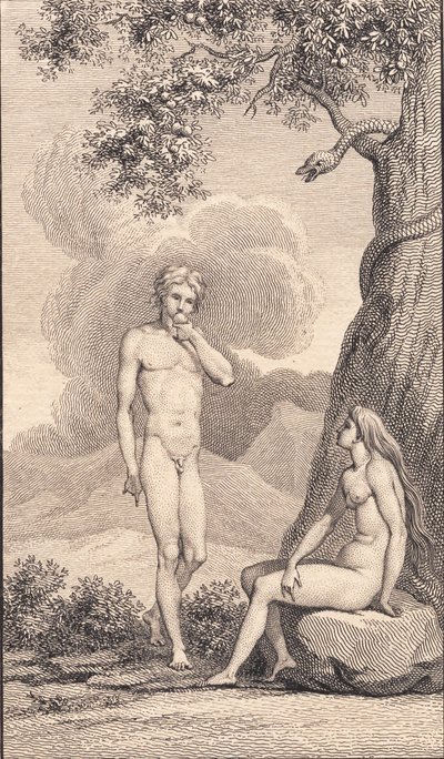 Ilustración para Johannes Ewald "Adán y Eva". IV de J.F. Clemens