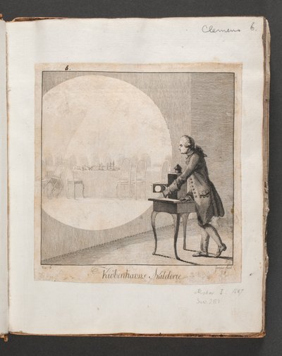 "Kiøbenhavns Skilderie". N.º 6 de J.F. Clemens